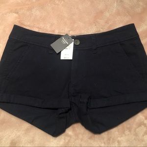Abercrombie & Fitch Navy Blue Low Rise Shorts NWT